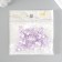 Beads for creativity plastic "Flower Pearl" set 40 pcs lilac 1.5x1.5 cm