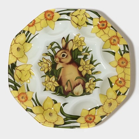 Glass stand for the eggs of the share "Rabbit in colors", 8 cells, 22 × 22 cm-3