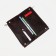 Women's wallet with lightning, brown color