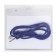 Horizontal badge 120 x 90 mm, brauberg on a blue lace 45 cm, 2 carbine