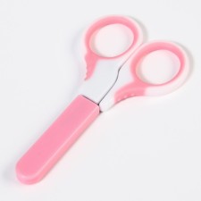 Baby scissors are safe, manicure, with a cover, from 0 months, MIX colors