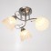 Economic Service Service Pion 3x60W E27, chrome 46x46x21 cm