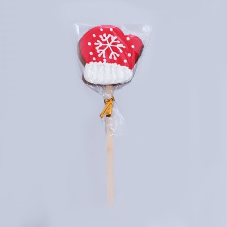 New Year. Mini chocolate cookies on the New Year's stick 15g 60pcs (2bleh30pcs)-9