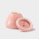 Sugar tower "Coral", 600 ml, d = 10.1 cm, porcelain, pink