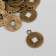 Souvenir metal Suspension "Coin" under brass 1.4 cm