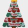 Decorative decoration (suspension) "New Year tree" 40x22.5 cm
