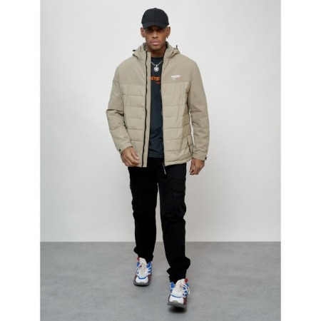 Male spring jacket, size 48, beige color-8