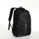 Youth backpack with lightning, 4 pockets, black/white color