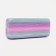 Glasses for glasses, cracker, length 16 cm, pink/green color