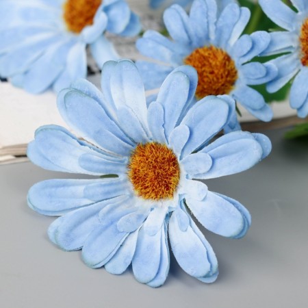 Artificial flowers "Cosmea Lady Galant" 57x8 cm, blue-1