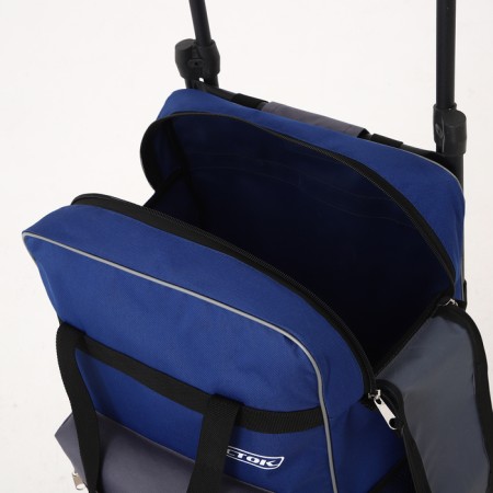 Board-household on lightning, 2 external pockets, blue/gray color-4