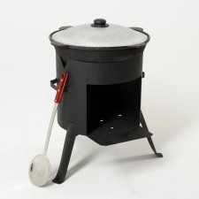Set for pilaf: Kazan 12l, stove for cauldron, Schumovka 47cm