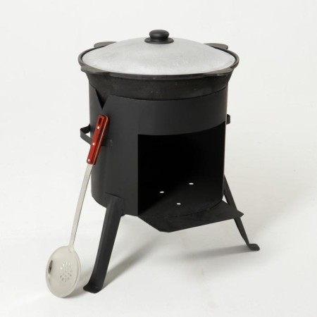 Set for pilaf: Kazan 12l, stove for cauldron, Schumovka 47cm
