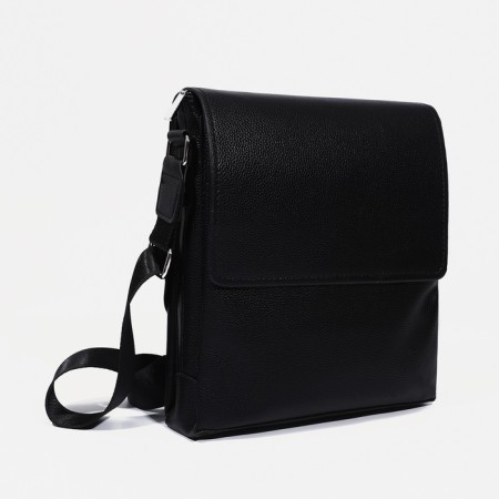 Male bag, black color