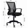 Armchair for operator Brabix Wings MG-309, black plastic, grid, black E-11
