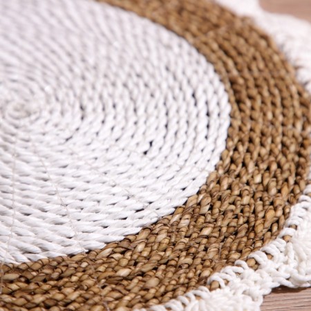 Wicker rug round 35 cm-2