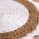 Wicker rug round 35 cm
