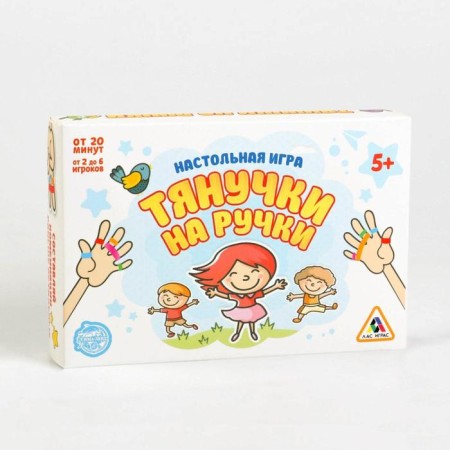 Board game "Perenuchi on the handles", 30 cards, 36 elastic bands, 5+-6