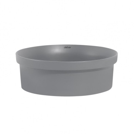 ABBER Bequem AC2103MG shell, 400x400x140 mm, gray, matte-1
