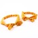 Dressing set for mom and daughter Baby of Nature: Apricot
