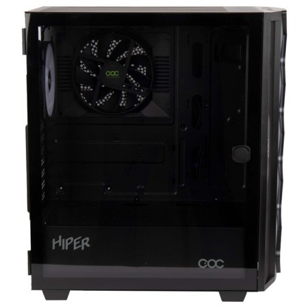 Hiper DCB case Black without BP ATX 5x120mm 5x140mm 1xusb2.0 1xusb3.0 Audio Bott PSU-3