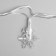 Garland “thread” 5 m with nozzles “Small Snow”, IP20, Transparent Thread, 20 LED, glow of multi (RG/RB), blinking, 220 V