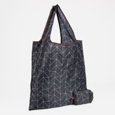 Household bag without fastener, black color