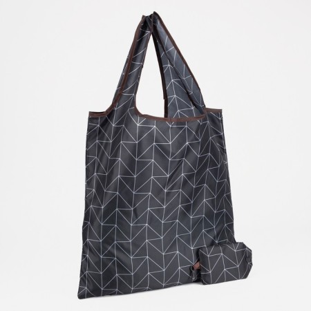 Household bag without fastener, black color