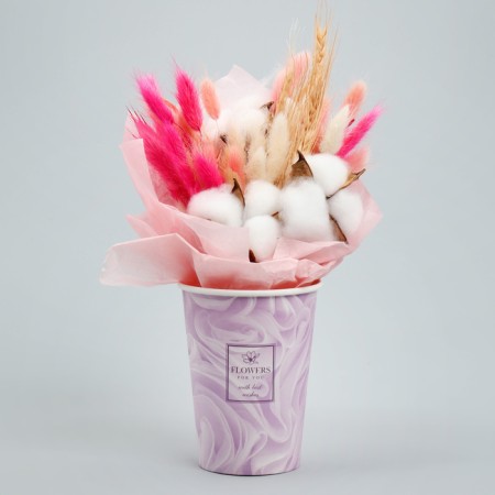 Lavender flowing glass, 350 ml