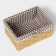 Basket for storage of the share "cell", 26 × 20 × 12 cm, brown color