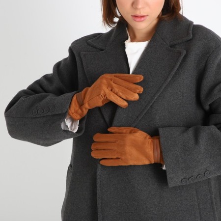 Gloves are female, dimensionless, without insulation, red color-4