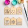 Set of tags "New Year" (6 pcs.) 1CT-4x5.5 cm
