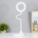 Table sensory lamp 16098/1 LED 5W USB AKB 3000-6000K White 16x16x54.5 cm Risalux
