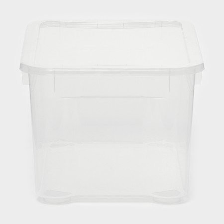 Storage box with the Crystal XS Plus lid, 16 l, 38.9 × 27.5 × 21.5 cm, the color is transparent-5