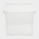 Storage box with the Crystal XS Plus lid, 16 l, 38.9 × 27.5 × 21.5 cm, the color is transparent
