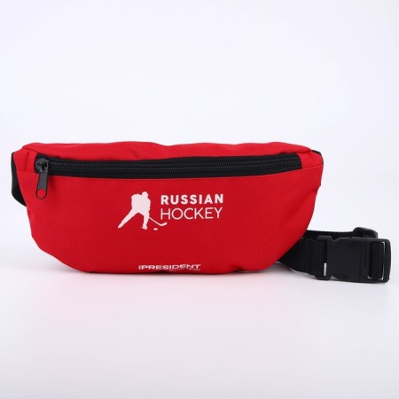 Bag on the belt "Putin Team", 32 x 8 x 15 cm, lightning department, red-2