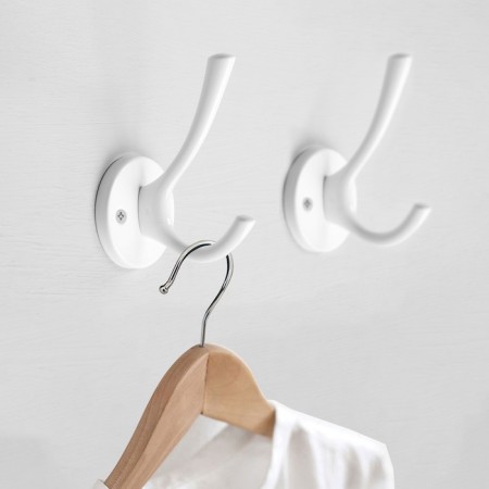 Furniture hook Cappio Simple, two -rod, white-1