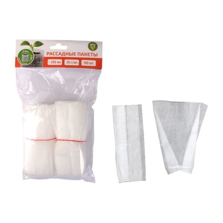 Packages for seedlings, 250 ml, 10 × 12 cm, in a set of 100 pcs.-3