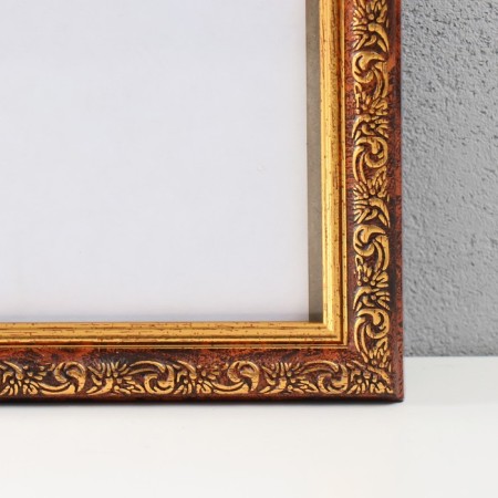 Photo frame Plastic "Vintage" 50x70 cm, Karelian birch-1
