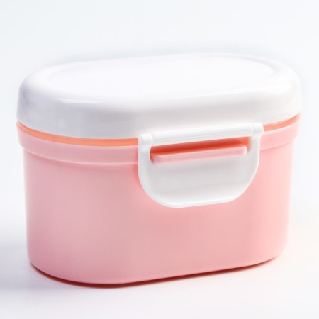 Container for storing baby food, with a spoon, 350 ml., Mix color-1