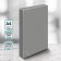 A4, 500MKM, calligrata elastic band folder on the elastic band, a root of 25 mm, up to 230 sheets, embossing "sand", gray