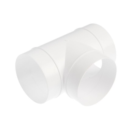 Zein tee, for a round channel, d = 100 mm, ventilation-2