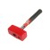 Sledgehammer scrap, metal rubberized handle, 2 kg