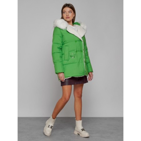Winter jacket, size 44, green color-2