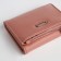 Women's wallet on magnet, pink color