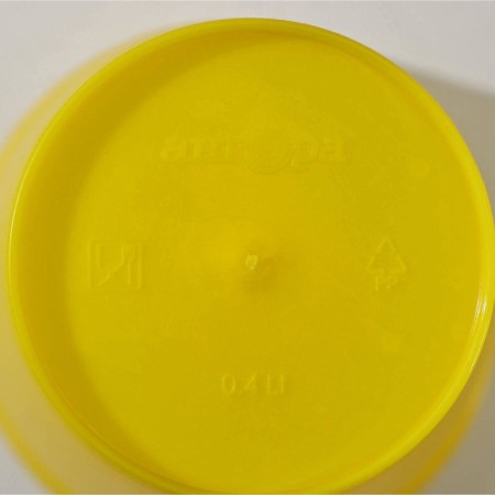 Set of glasses, 3 pcs, 400 ml, yellow color-2