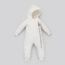 Комбинезон детский KinDerLitto «Карамелле-2», рост 74-80 см, цвет сахар с бежевым