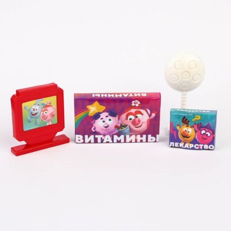 Dr.'s set, Smeshariki, in the suitcase, 10 objects mix-5