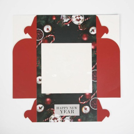 Capcake box "Magic Moment", 25 x 25 x 10cm, New Year-4