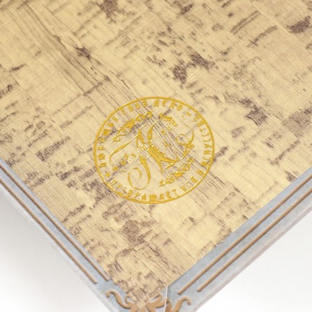 Safe Brush Tree leatherette "Compass" 21x13x5 cm-5